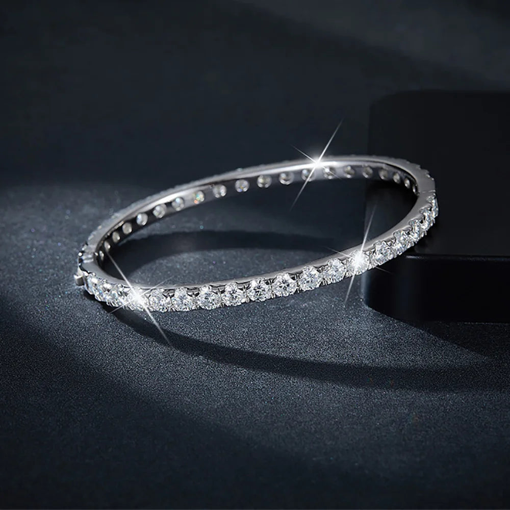 Pulsera love no.2 de moissanita personalizable