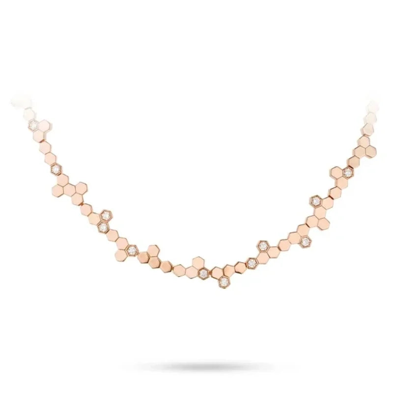 Collar Honeycomb de Plata