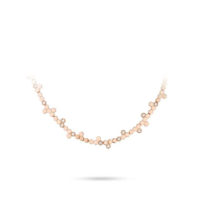 Collar Honeycomb de Plata