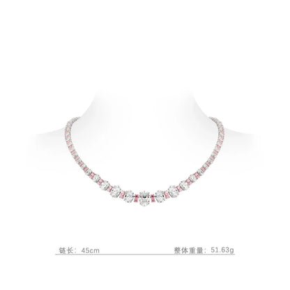 Corazón de Zafiro Rosa