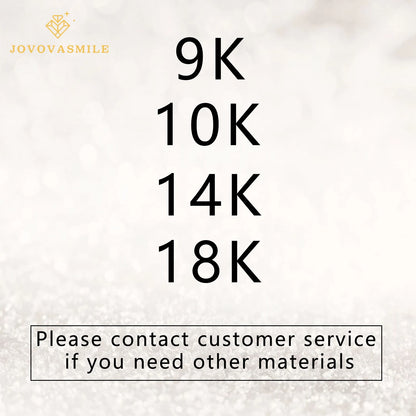 JOVOVASMILE-Juego de anillos de moissanita para mujer, sortija de oro de 14 quilates con corte ovalado de hielo picado, joyería con GRA, 2,5 quilates, 10x6,5mm