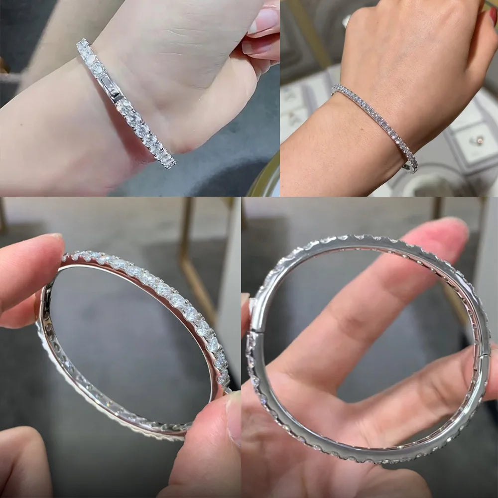 Pulsera love no.2 de moissanita personalizable