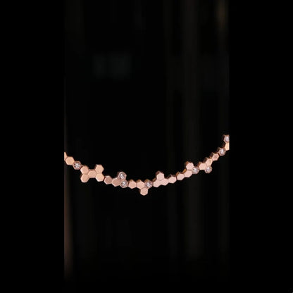 Collar Honeycomb de Plata