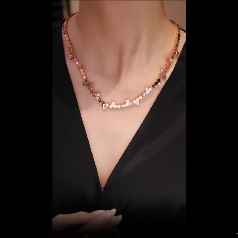 Collar Honeycomb de Plata