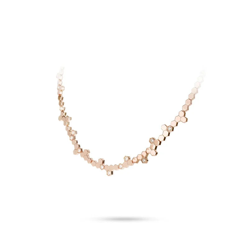 Collar Honeycomb de Plata