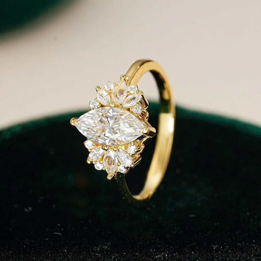 Anillo de Compromiso, Marquesa 1ct