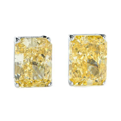 Aretes de Circón corte Radiante