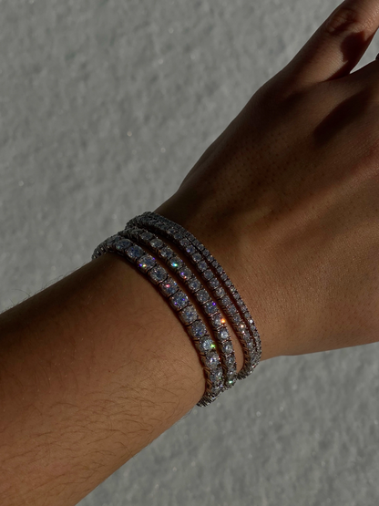 Pulsera tennis de moissanita