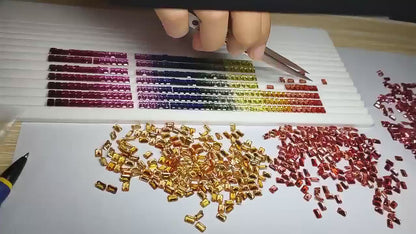 Pulsera Tenis Arcoíris de Zafiros