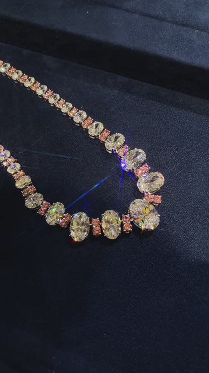 Corazón de Zafiro Rosa