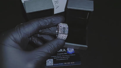 Anillo Ice Baguettes VVS